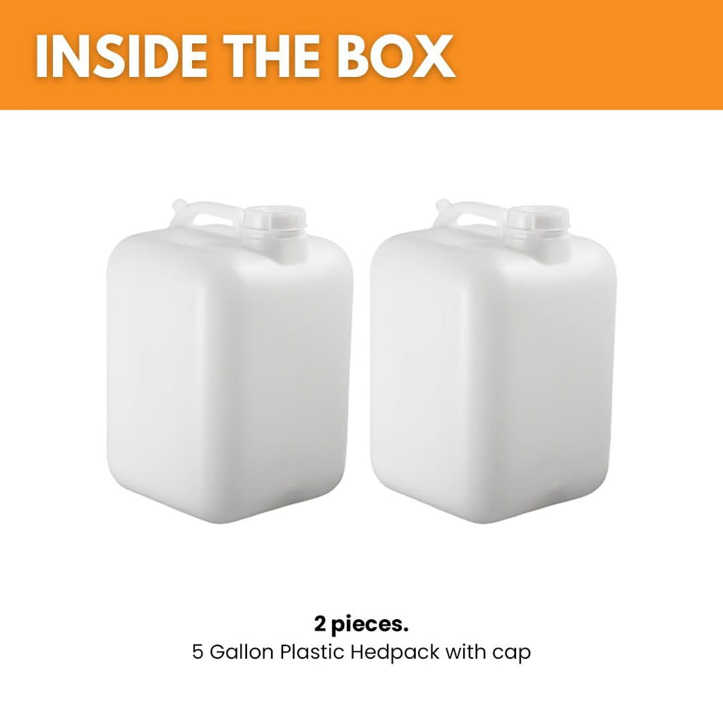 5 Gallon White Water Container V135199