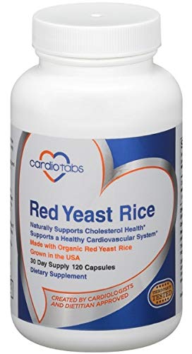 1200 mg Red Yeast Rice Capsules 120 Capsules Q6772