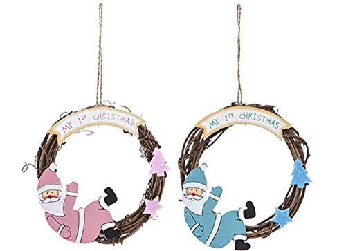 Mini Wreath Christmas Tree Decoration J782686