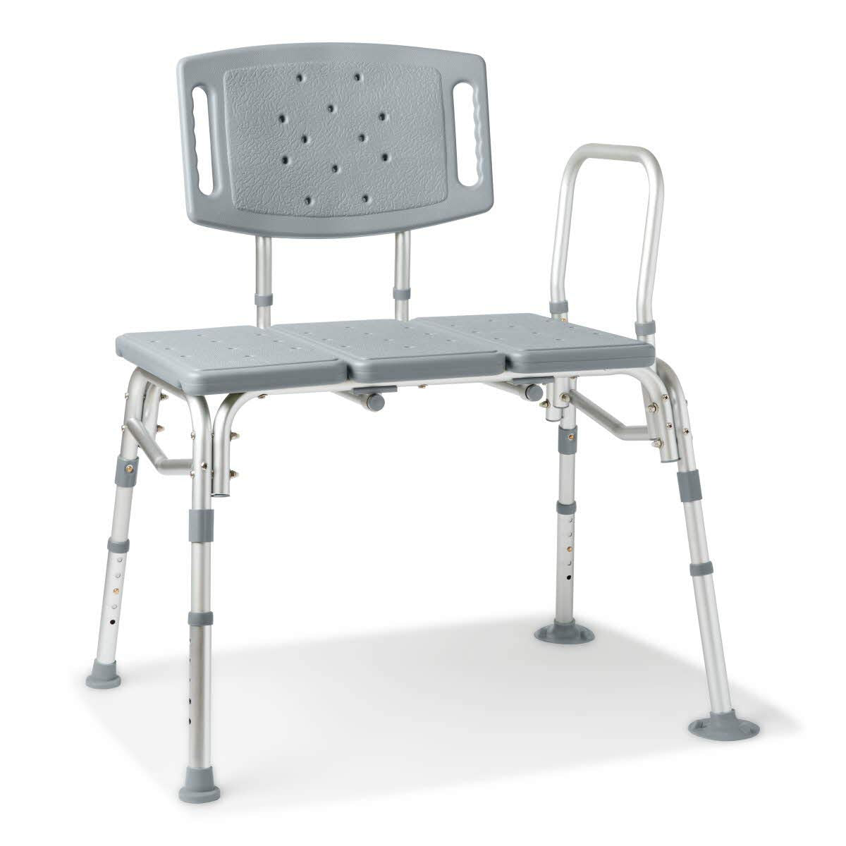 Bariatric Tub Transfer Bench with Anti-Slip Suction Feet 500lb Weight Capacity V142