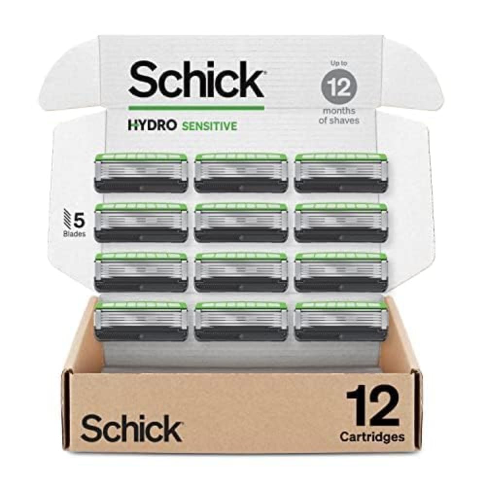 5-Blade Sensitive Razors Refills, 12 ct N784405