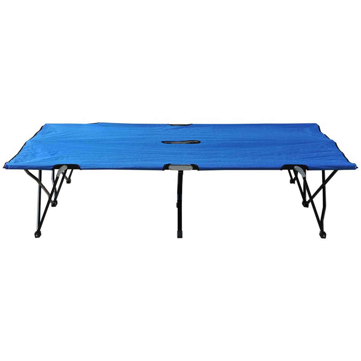 2 Person Folding Camping Cot with Carry Bag B8776