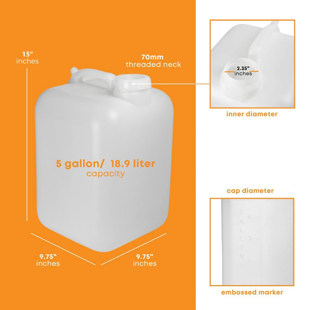 5 Gallon White Water Container V135199