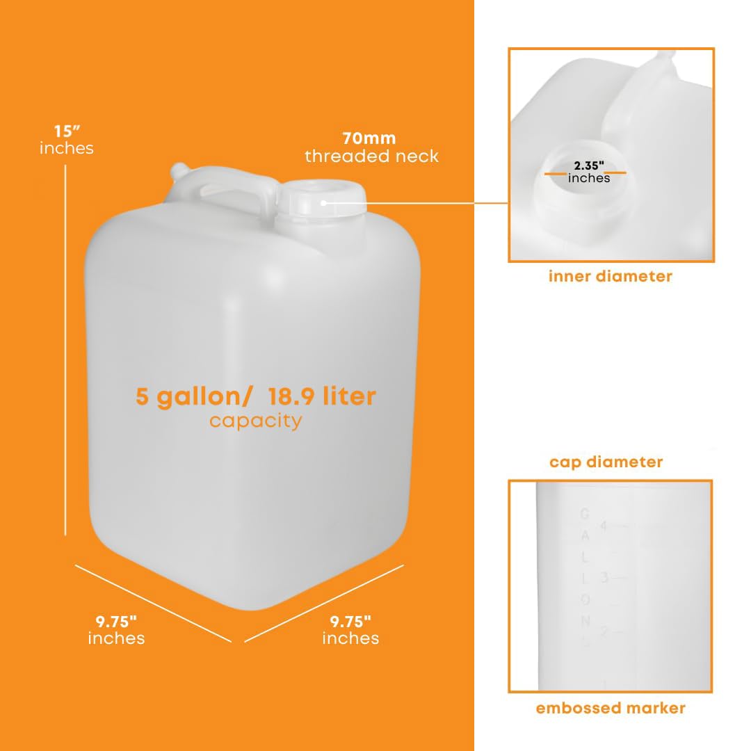 5 Gallon White Water Container V135199