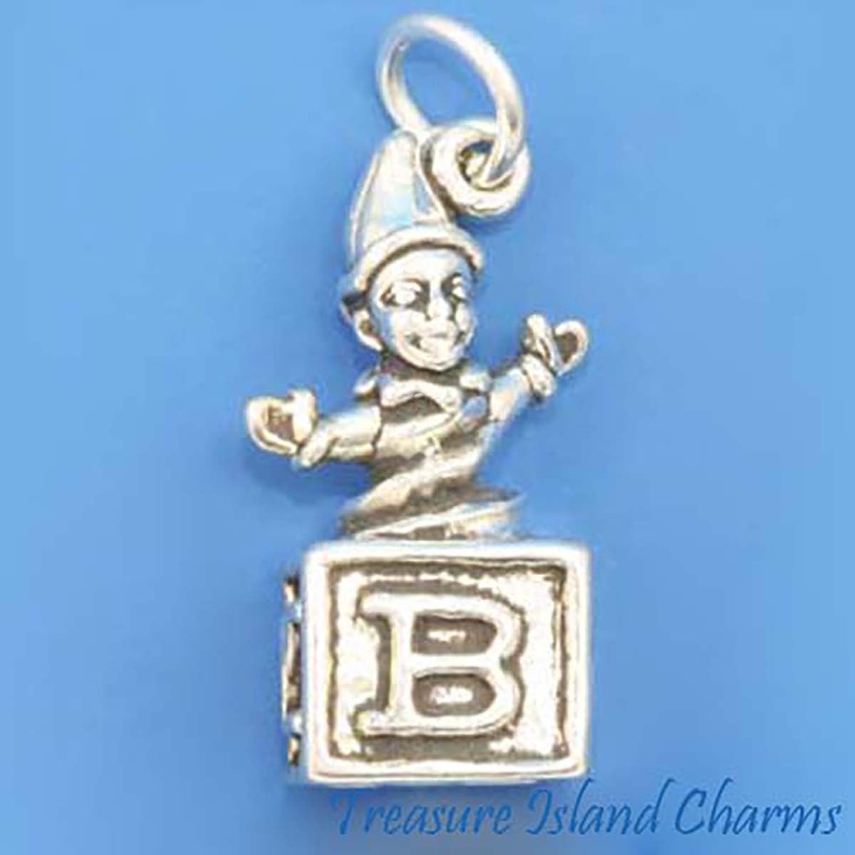 3D 925 Sterling Silver Charm Pendant I10555