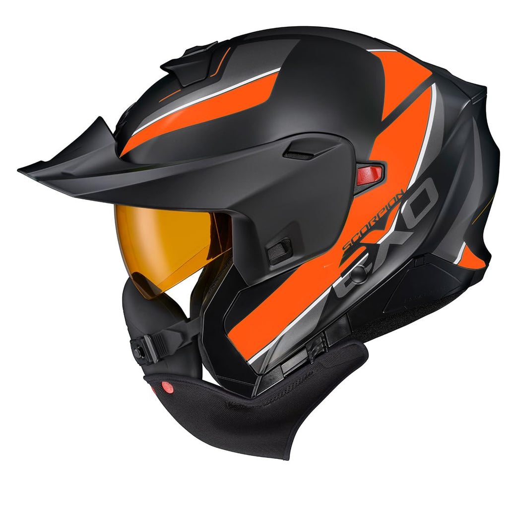 Orange Large Modular Snowmobile Helmet A22906