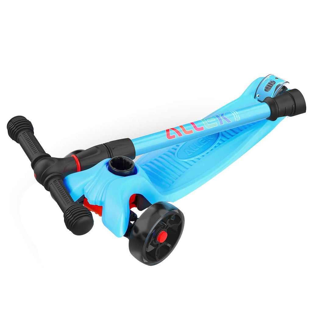 Kick Scooter with Light-Up Wheels and Adjustable Heights J2389