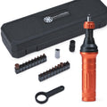Torque Screwdriver Wrench Driver Set 10-80 Inch Pounds 20 Steel Bits Y856281