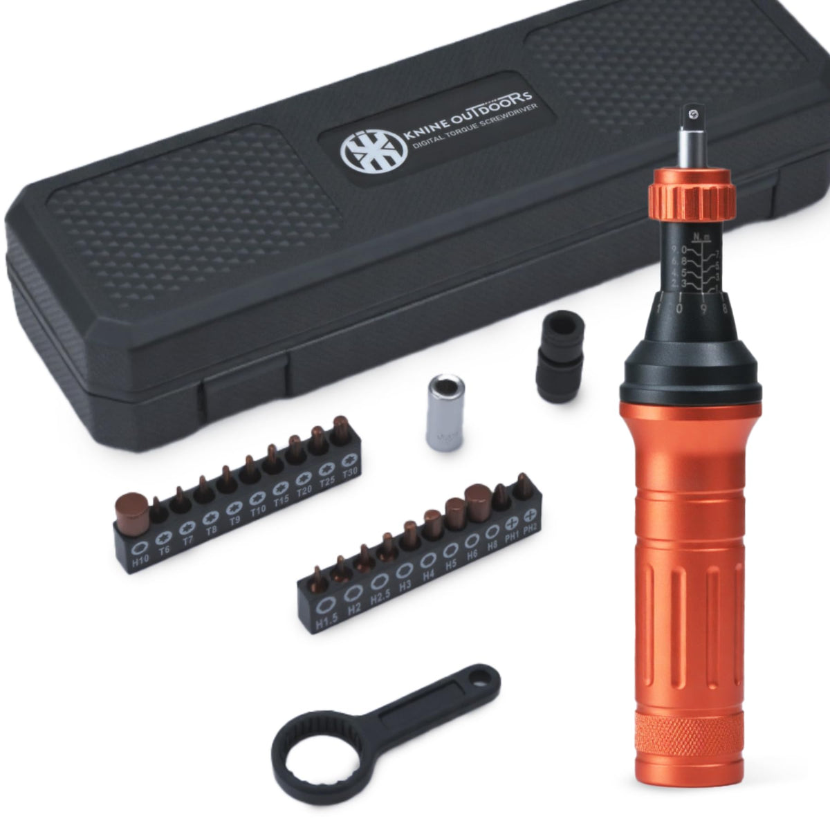 Torque Screwdriver Wrench Driver Set 10-80 Inch Pounds 20 Steel Bits Y856281