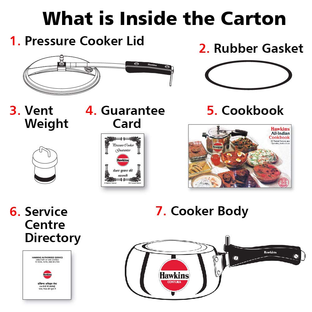 2L Aluminium Pressure Cooker V427659