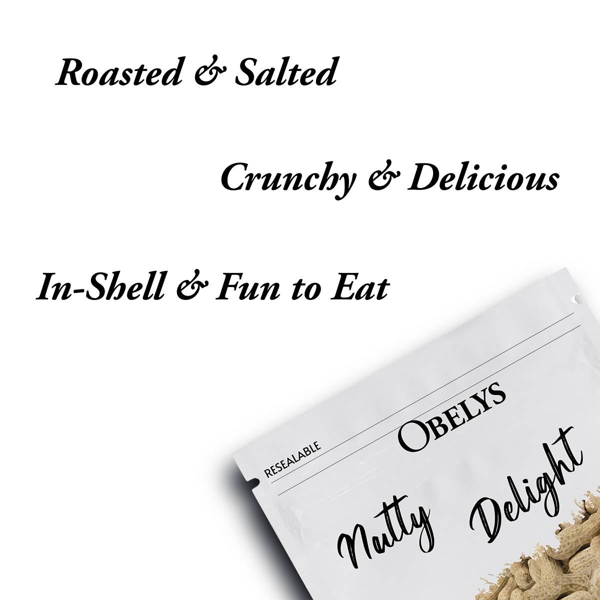 In-Shell Roasted and Salted Peanuts 2 Pounds G171649