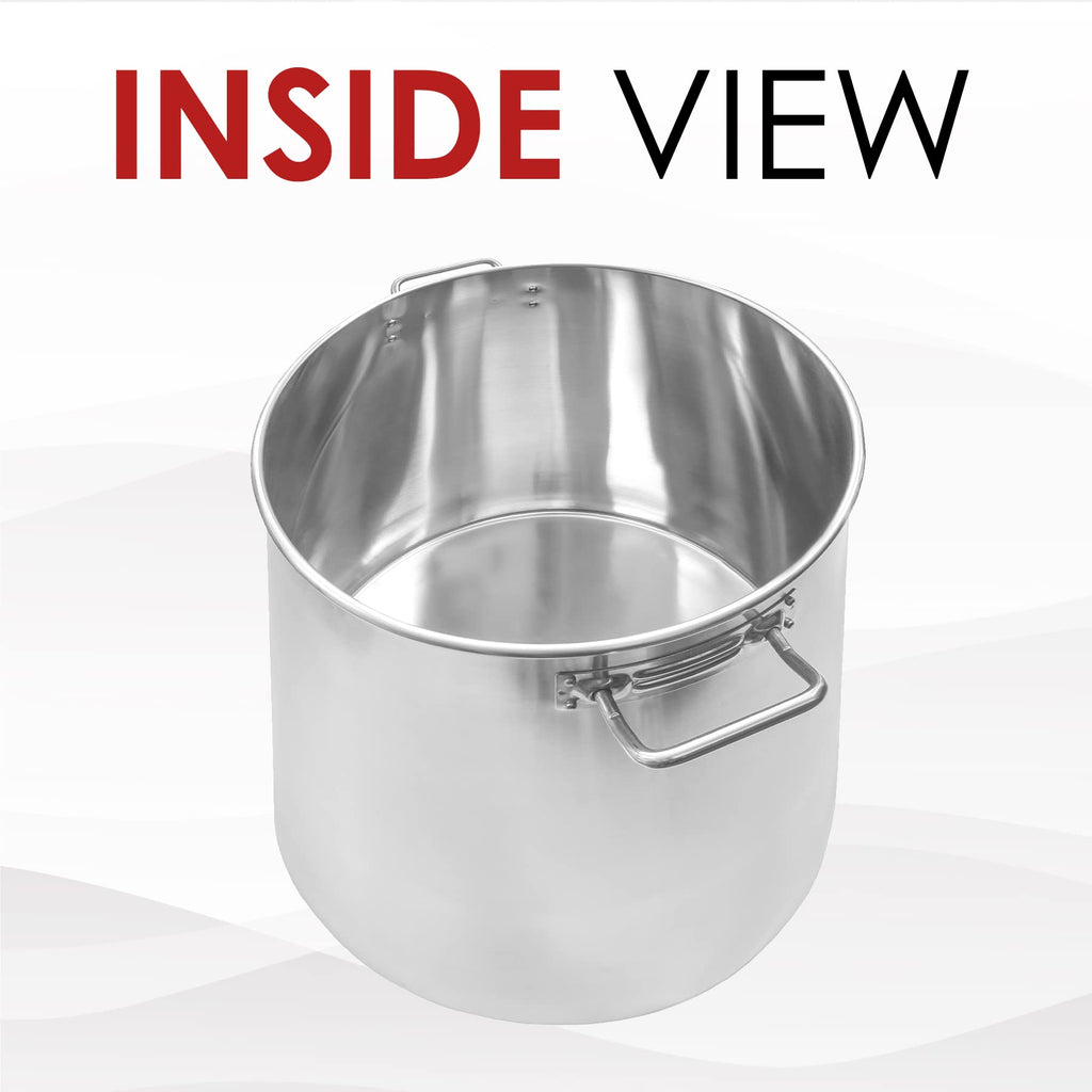 40 QT Stainless Steel Stock Pot + 12" Propane Outdoor Burner I213