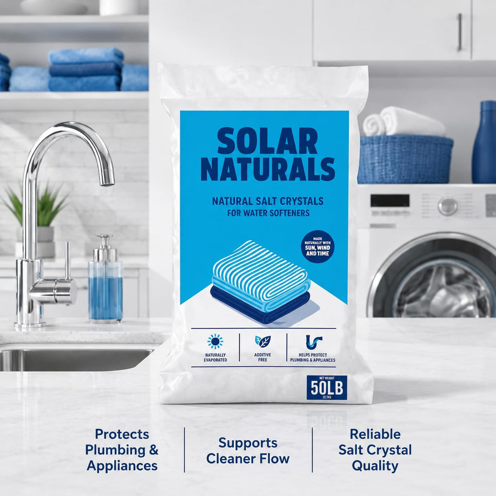 Natural Salt Crystals for Water Softeners, 50 lb S789
