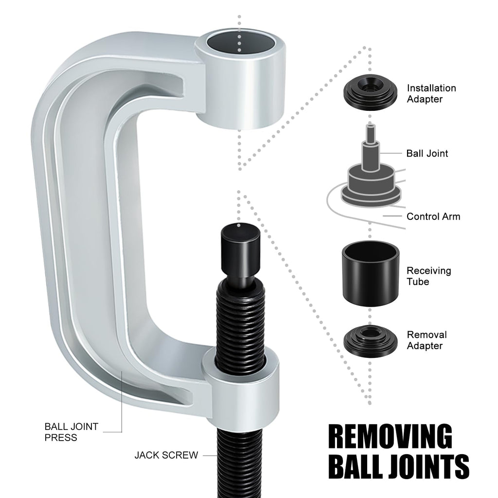 21pcs Universal Ball Joint Service Repair Tool Kit P1609