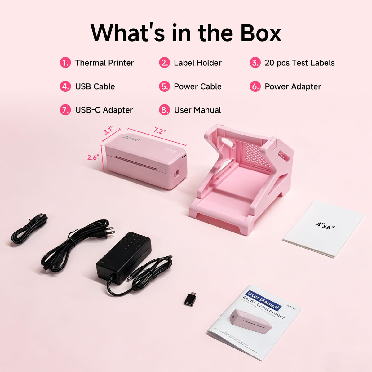 Bluetooth Thermal Label Printer U722108