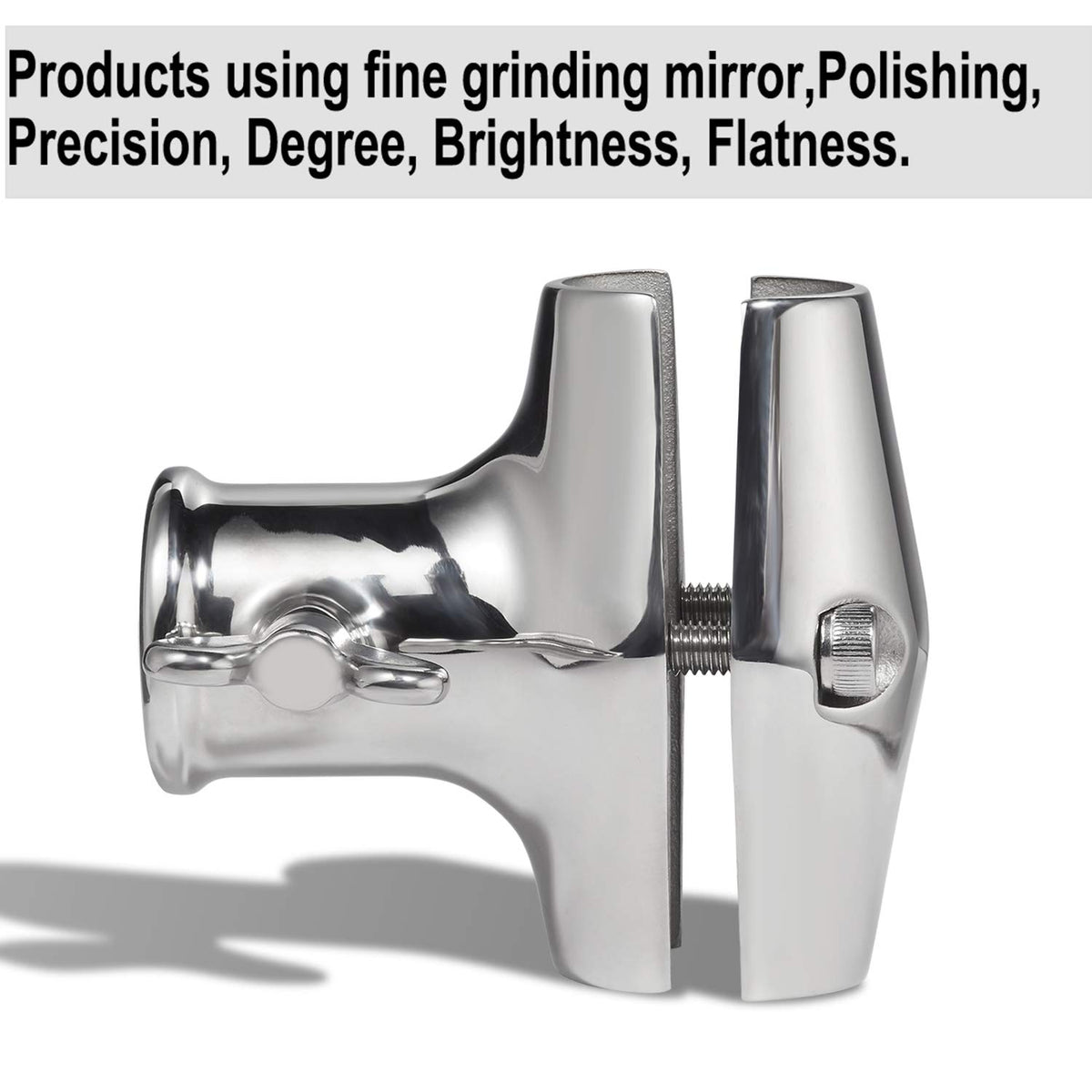 Rail Mount 316 Stainless Steel Flag Pole Holder B659