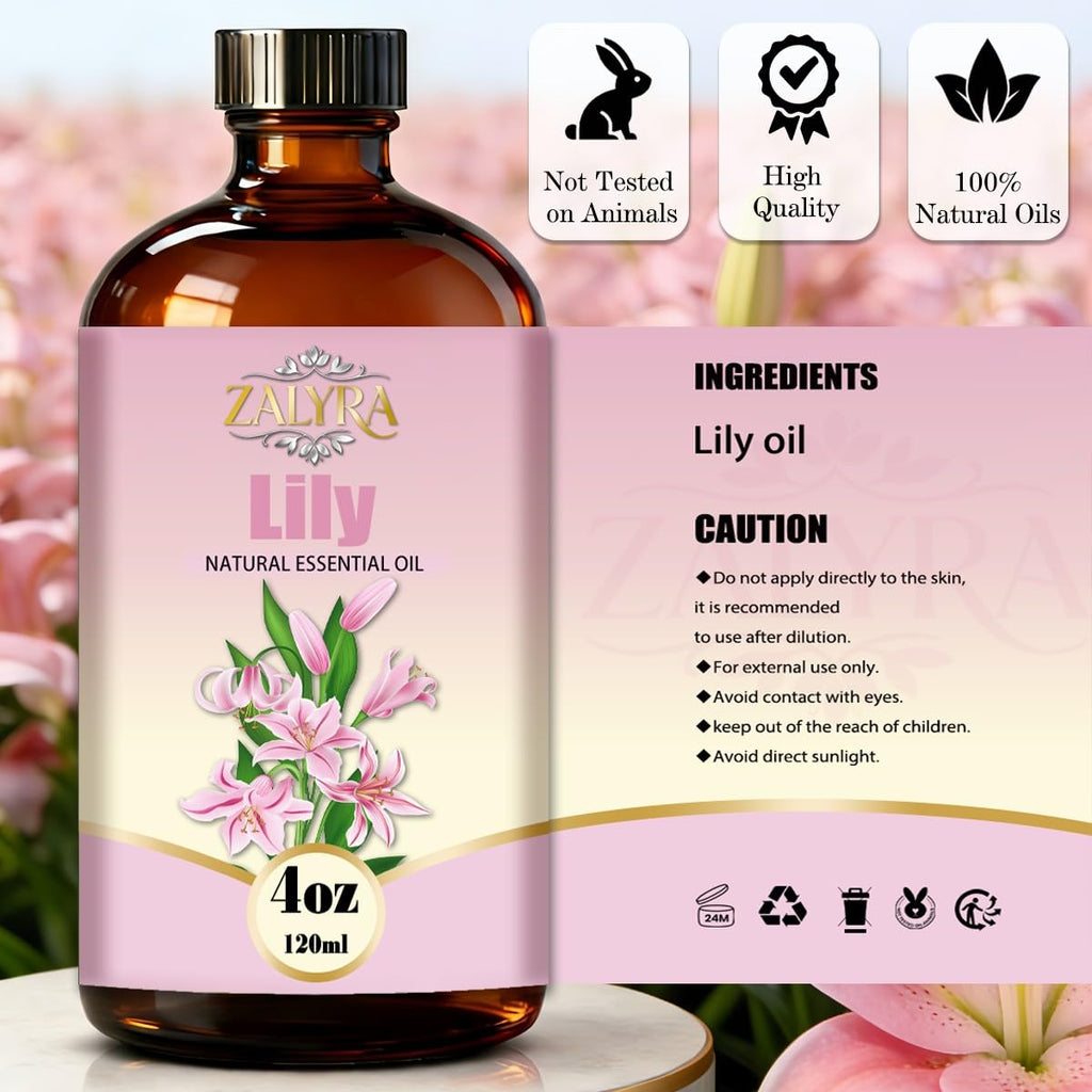 Lavender&Lily Essential Oil 4 Fl Oz+0.33 Fl Oz Z9914