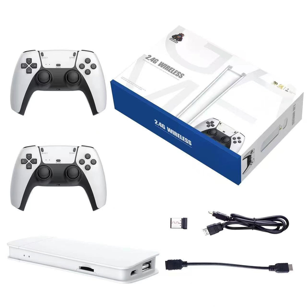 4K HDMI Retro Game Console with Wireless Controller O536454