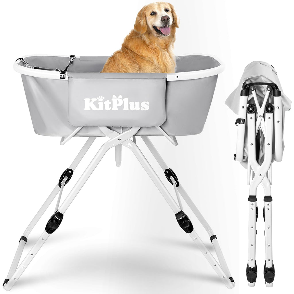 Portable 5 Height Adjustable Dog Bathtub U99645