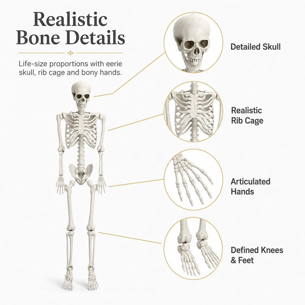 5.4 FT Poseable Skeleton F2641