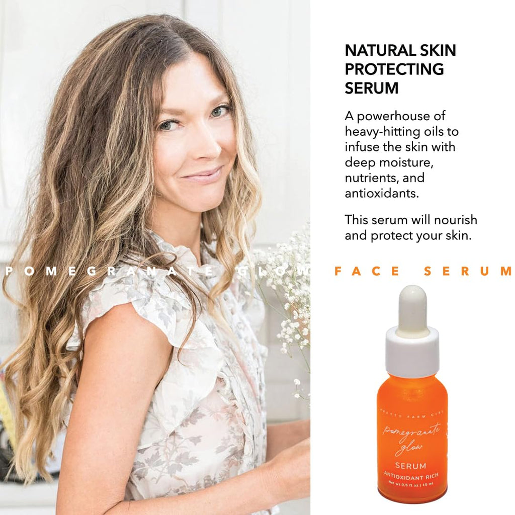 Pomegranate Rosehip Jojoba Face Serum 1oz J123