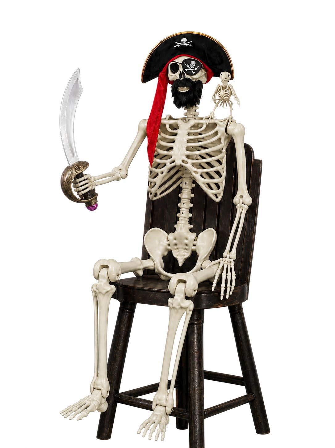 5.4 Ft Halloween Skeleton Decoration Y406349