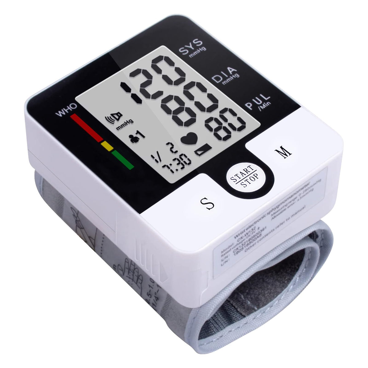 Automatic Talking Wrist Blood Pressure Monitor G208700