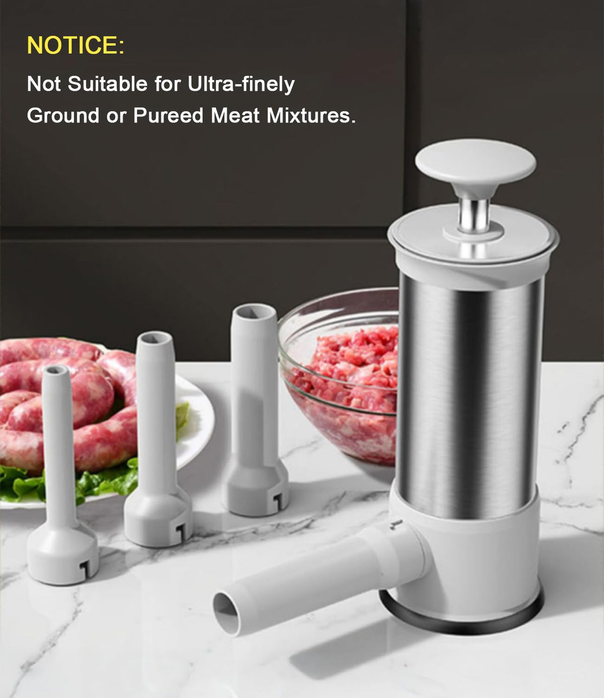 Sausage Stuffer Machine with 4 Stuffing Tubes D650990