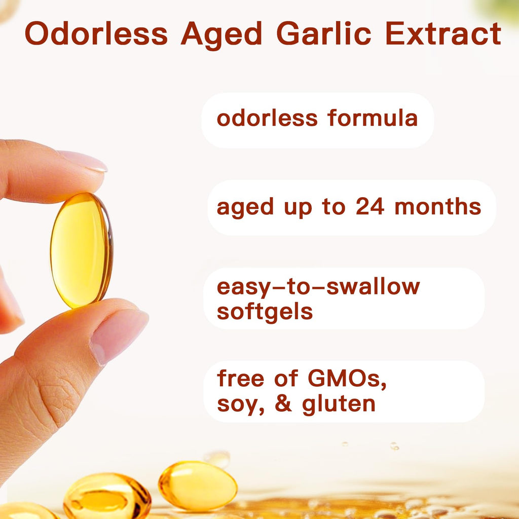 Odorless Organic Garlic Capsules P566