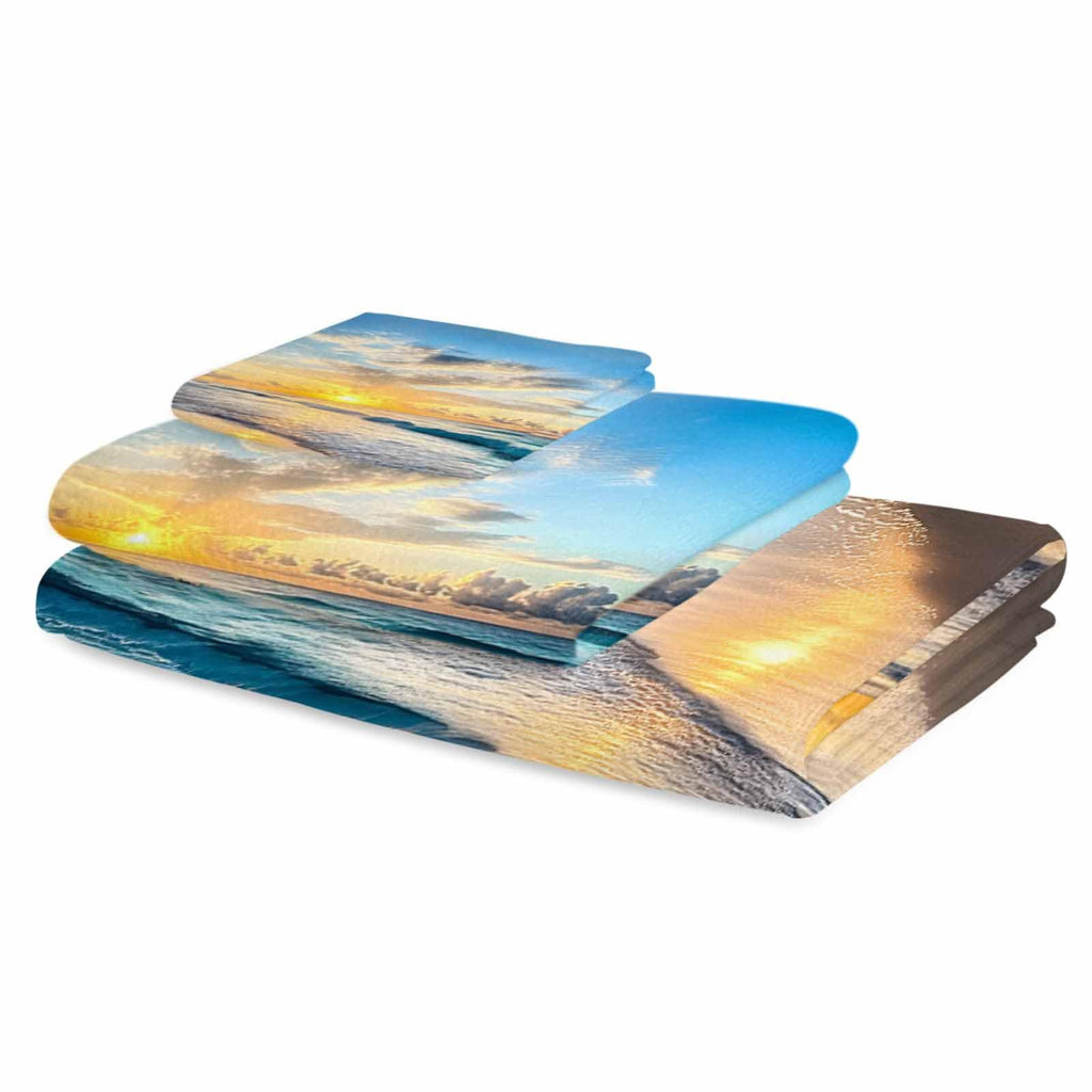 Cotton Bath Towel Set 3 Pack M42802