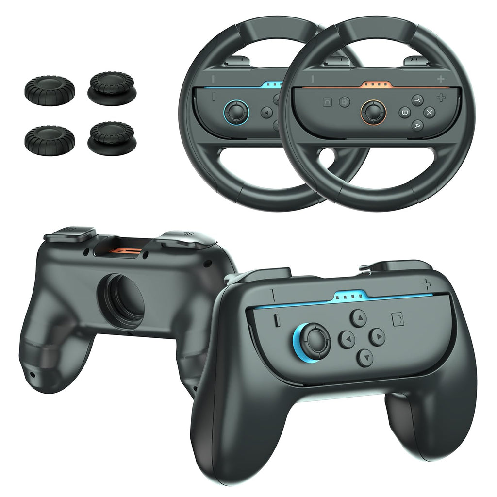 Joy-Con Grips & Steering Wheels Bundle O208372