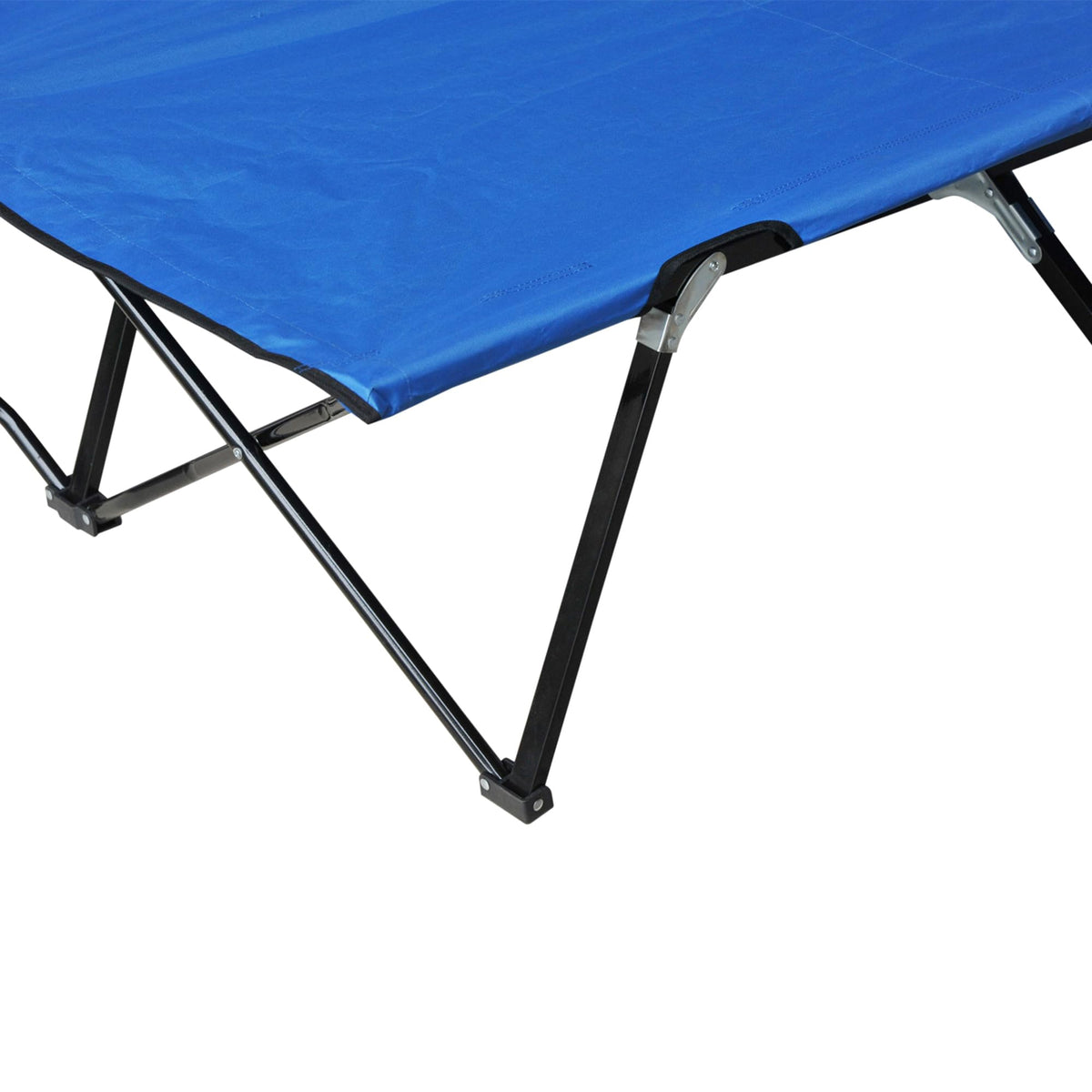 2 Person Folding Camping Cot with Carry Bag B8776