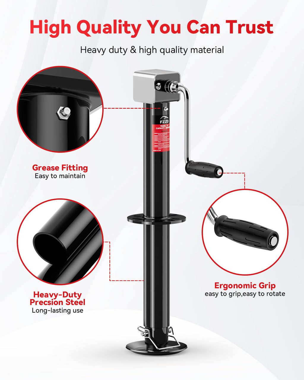 5000 lbs A-Frame Trailer Jack Z443221