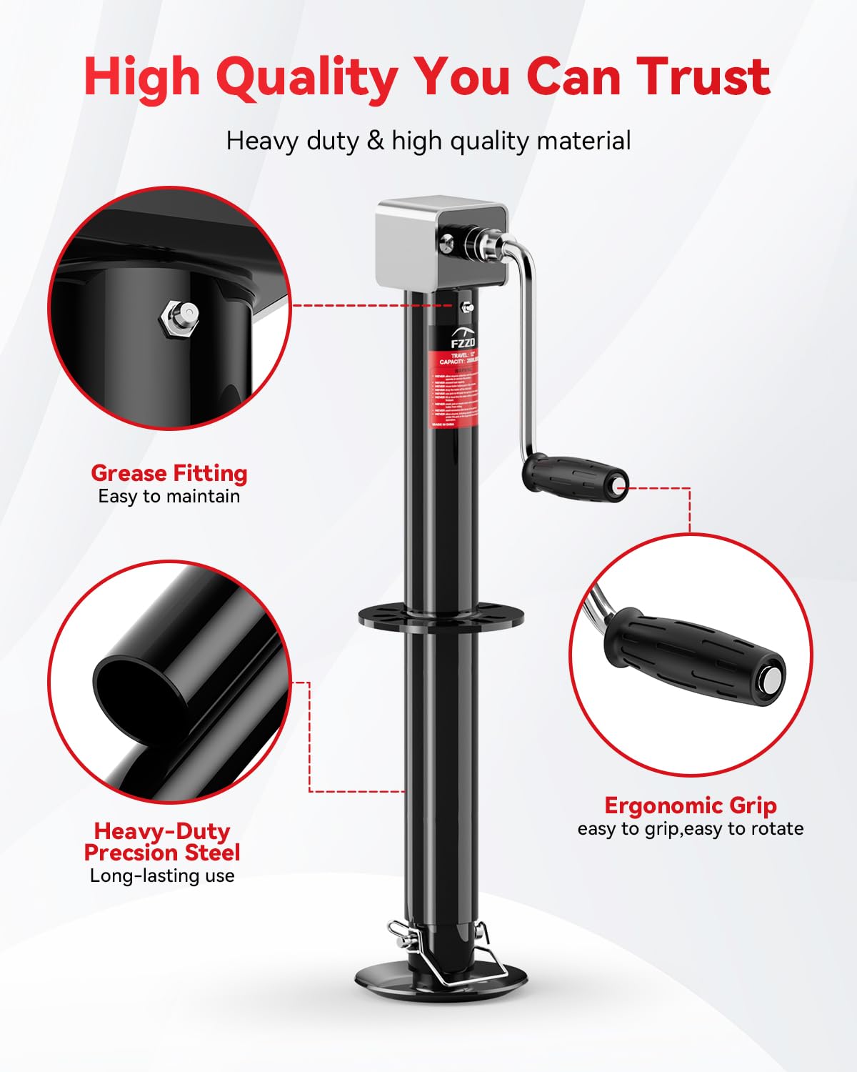 5000 lbs A-Frame Trailer Jack Z443221