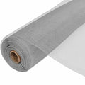 Aluminum Mesh Screen 39.4x196.9 Inch Silver F8888