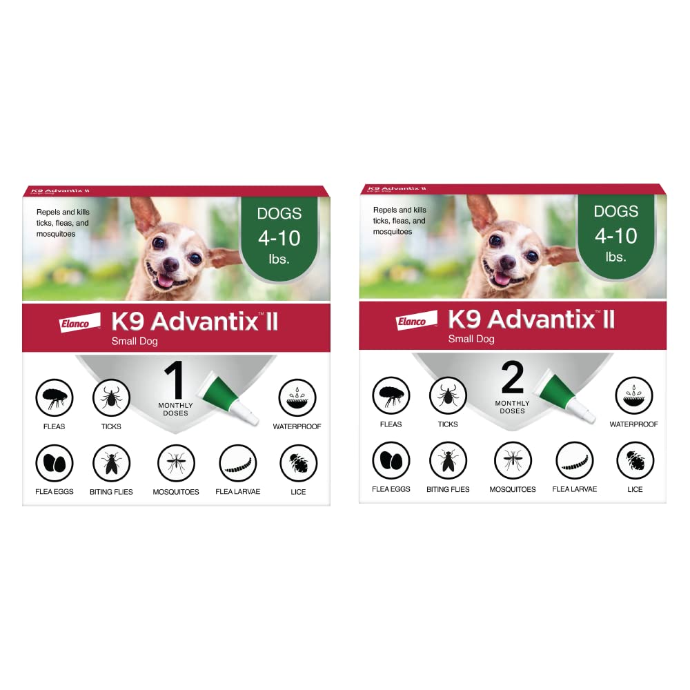 Flea, Tick & Mosquito Treatment & Prevention for Dogs 4-10 lbs M570