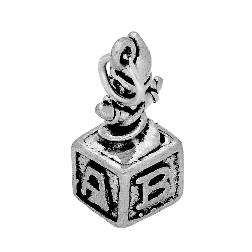 3D 925 Sterling Silver Charm Pendant I10555