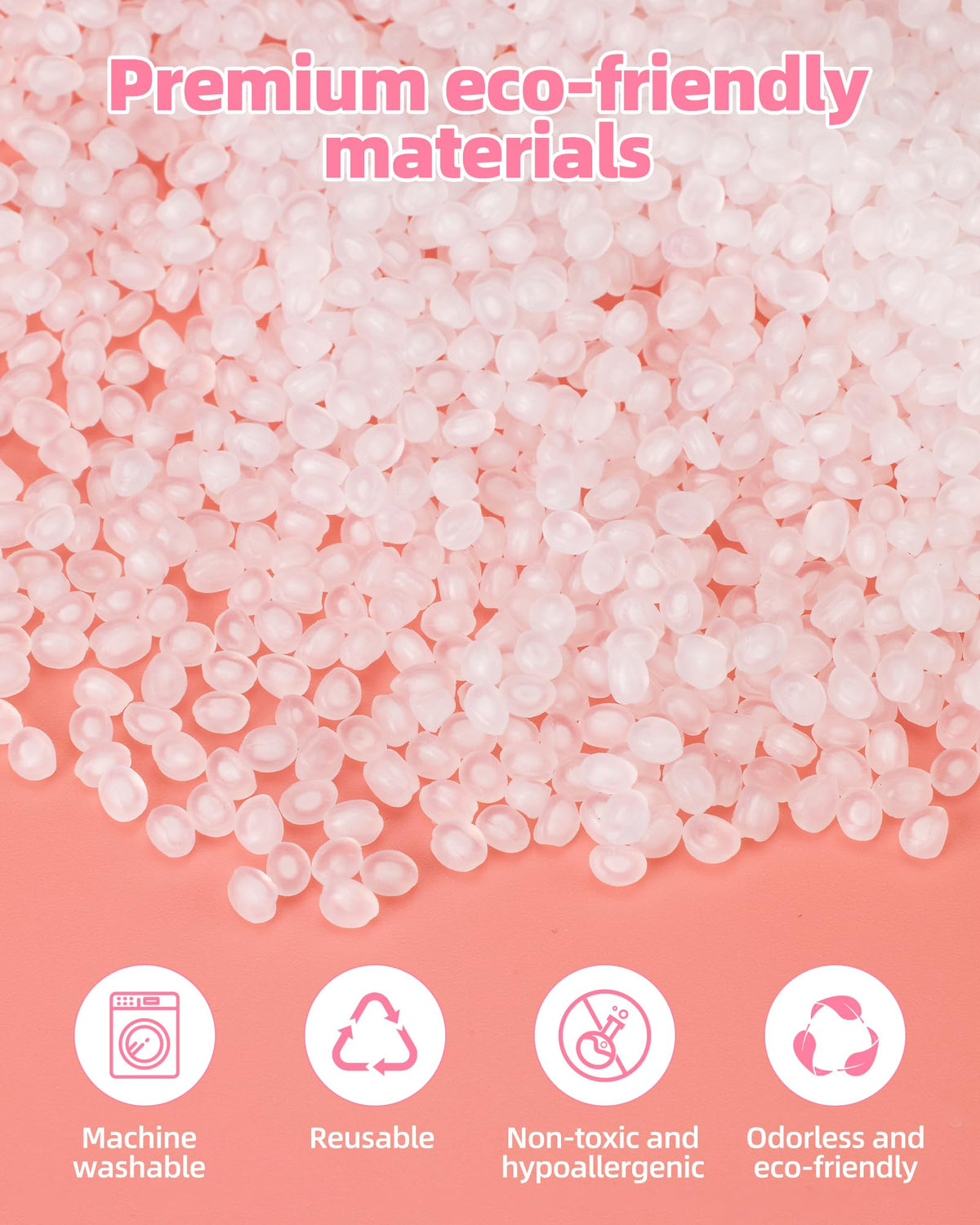 2 lb Poly Pellets Weighted Stuffing Beads D90884