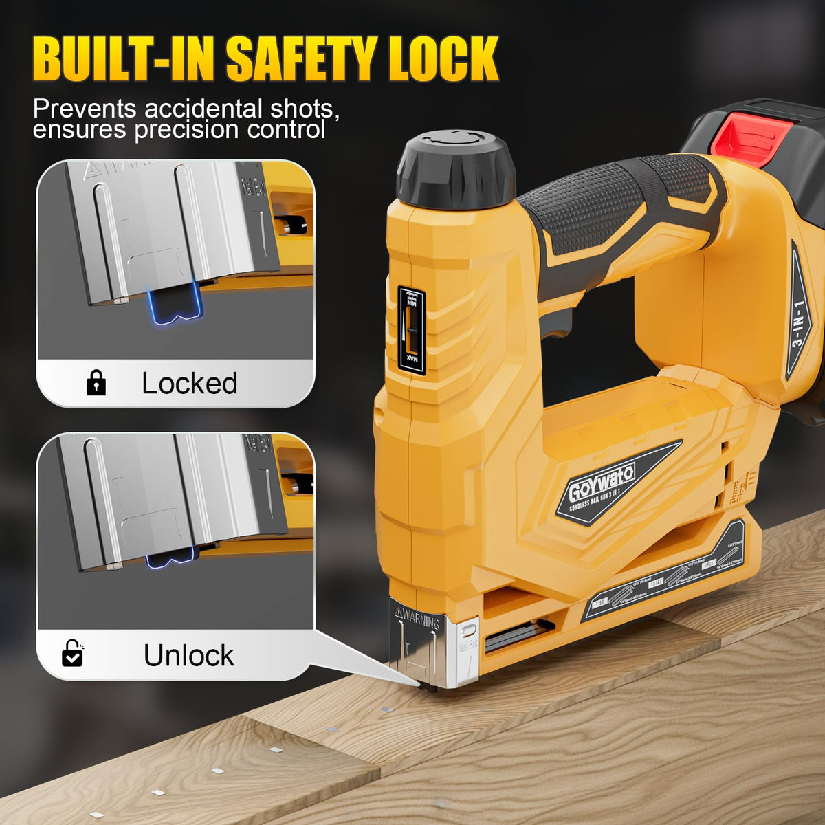 21V Cordless Staple Gun S13073