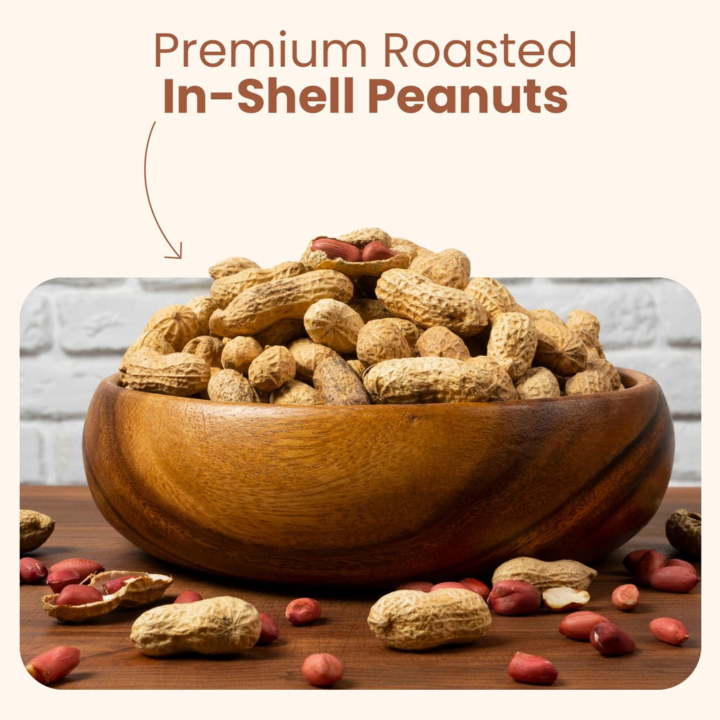 Salted Roasted Peanuts In Shell 5 lb Bag W828