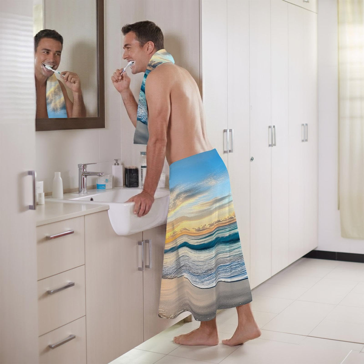 Cotton Bath Towel Set 3 Pack M42802