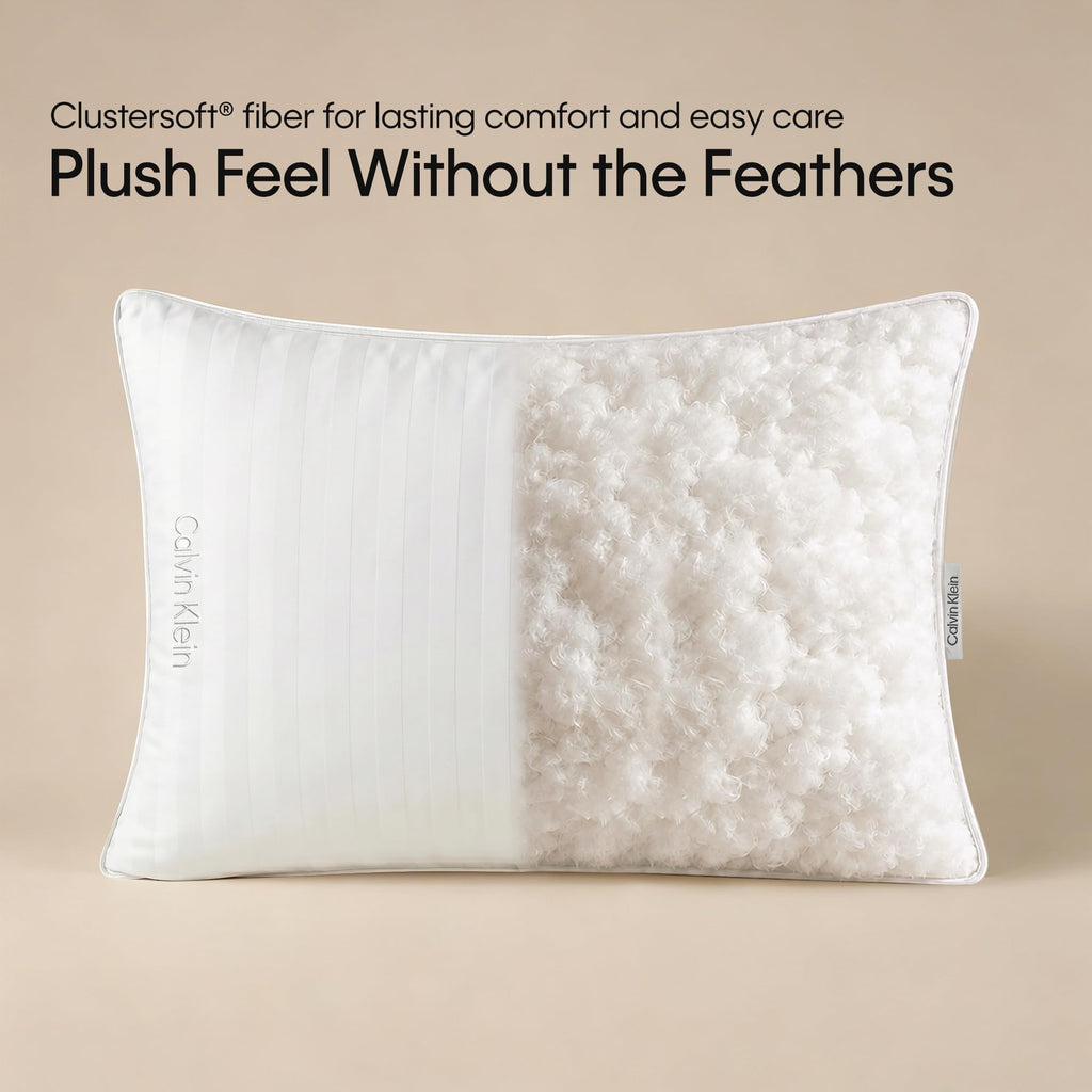 King Size Set of 2 Medium Soft Bed Pillows C552