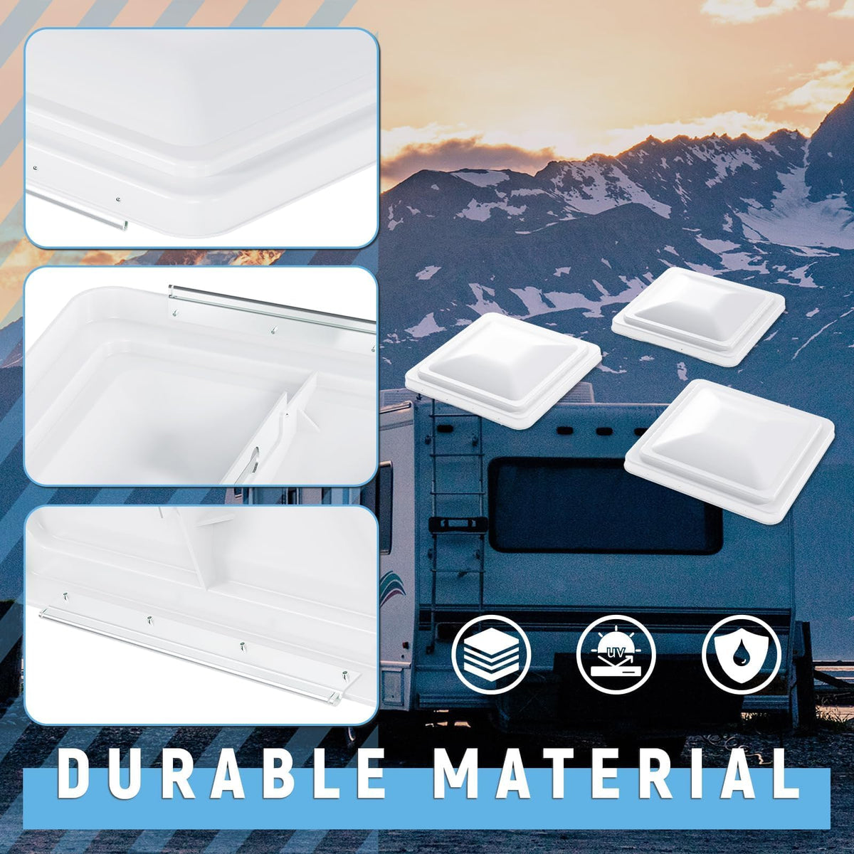 14" 3pcs RV Roof Vent Cover L410342