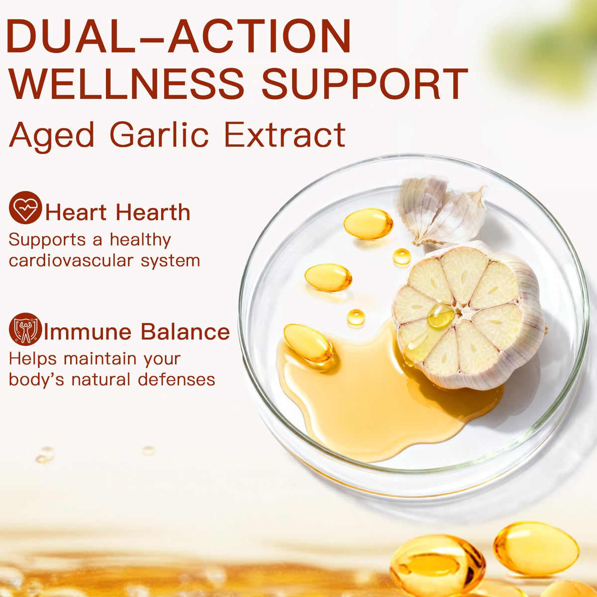 Odorless Organic Garlic Capsules P566
