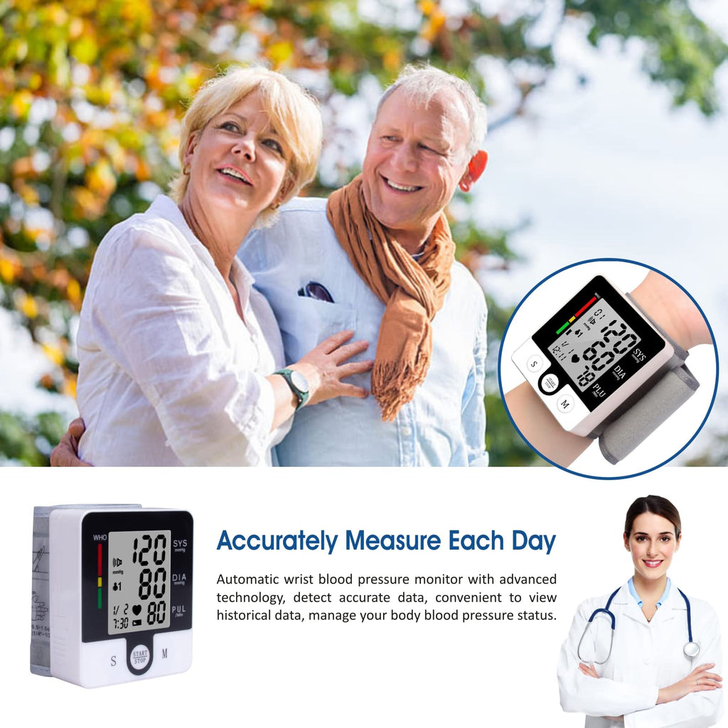 Automatic Talking Wrist Blood Pressure Monitor G208700