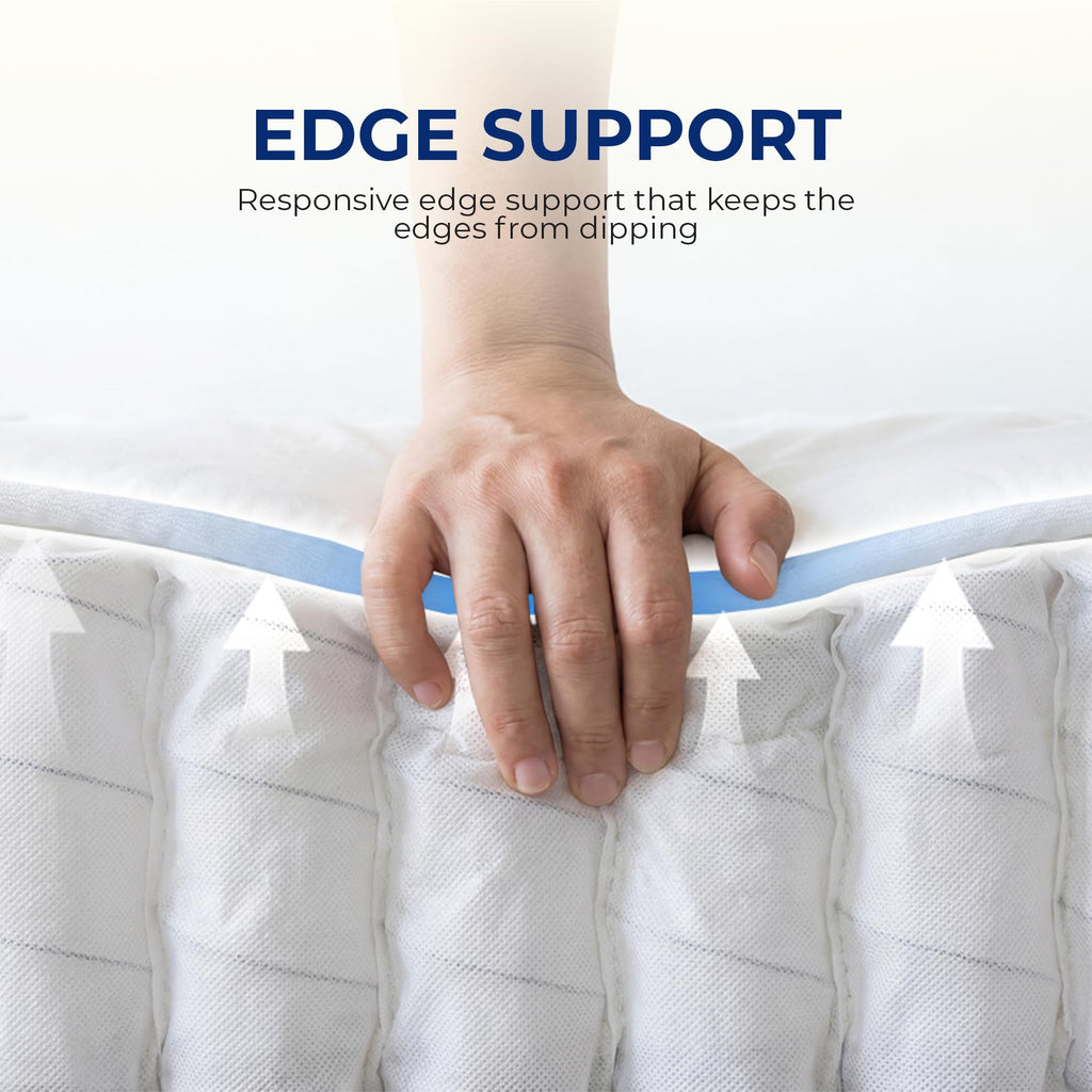 Full Size 10 Inch Hybrid Pocket Spring Mattress I100403