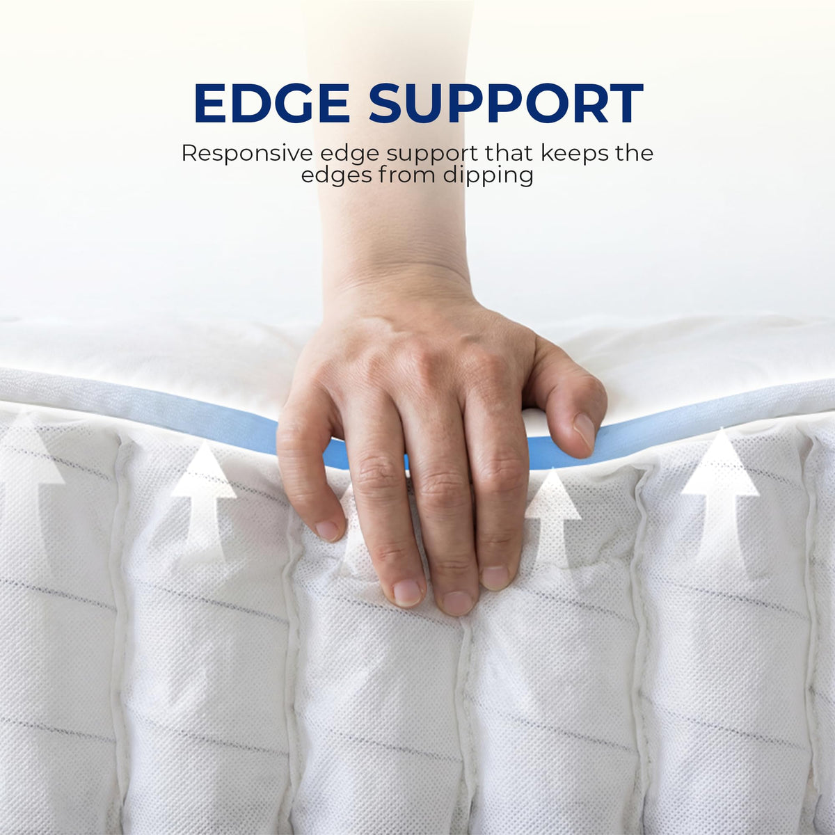 Full Size 10 Inch Hybrid Pocket Spring Mattress I100403