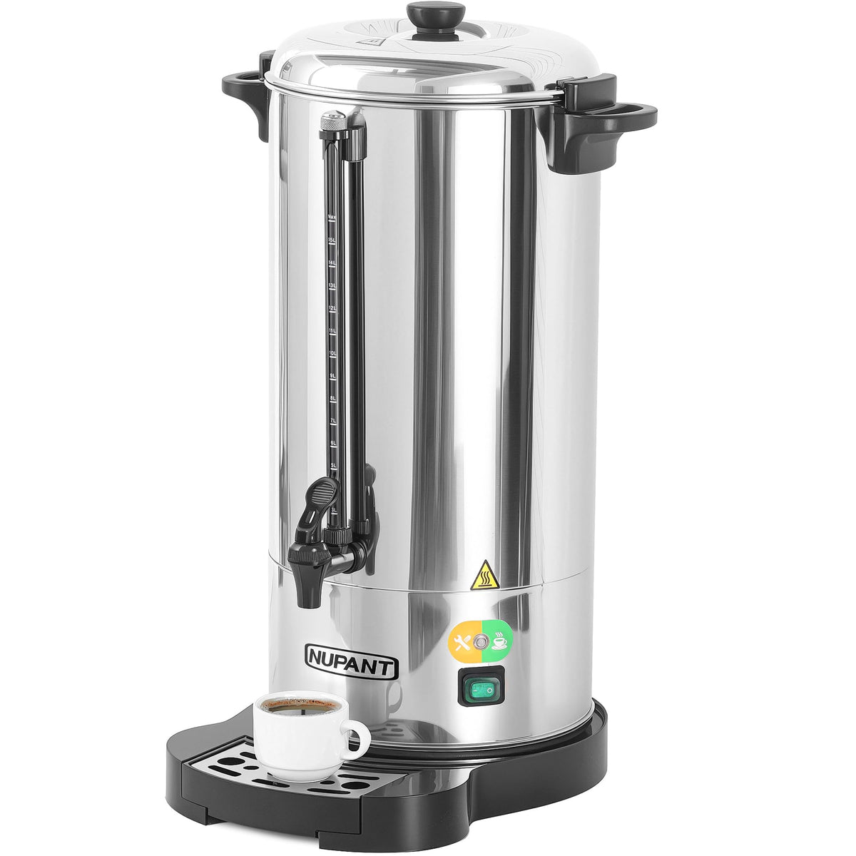 100 Cup Stainless Steel Coffee Urn with Keep Warm Mode Z360