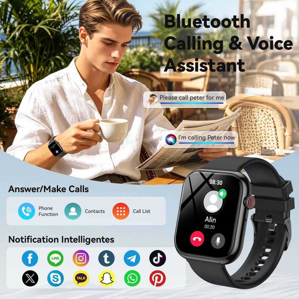 1.85" HD Touchscreen IP68 Waterproof Smart Watch S806