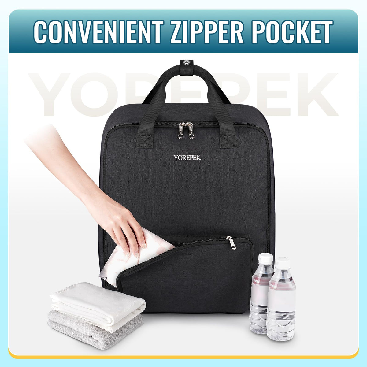 Padded Infant Car Seat Bag with Lockable Zipper G55649